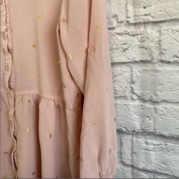 Luna Moon Rayon button up Blouse - Picture 5 of 9